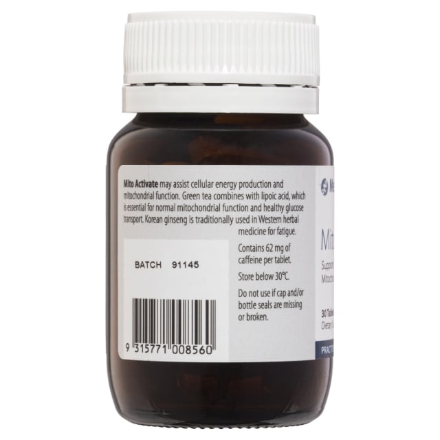 Metagenics Mito Activate 30 Tabs 10% off RRP | HealthMasters Metagenics Information
