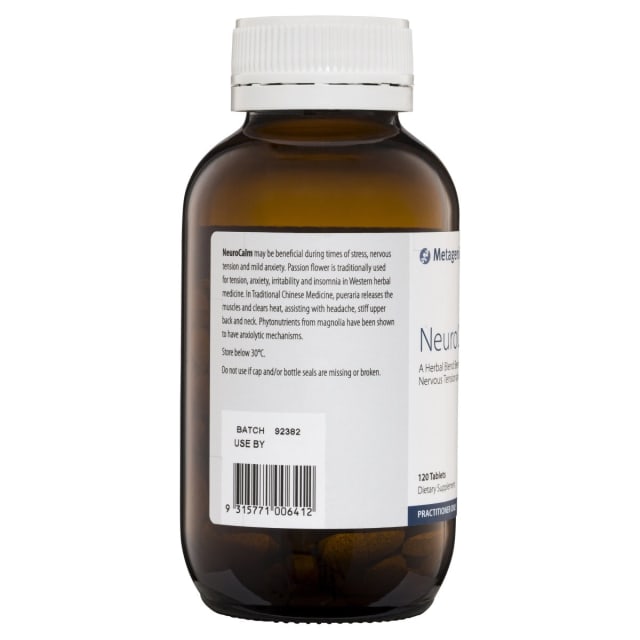 Metagenics NeuroCalm 120 Tabs 10% off RRP | HealthMasters NeuroCalm Information