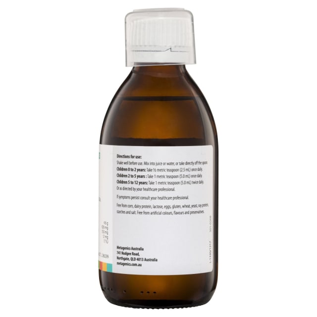 Metagenics Omega Care For Kids 200ml 10% off RRP | HealthMasters Metagenics Directions