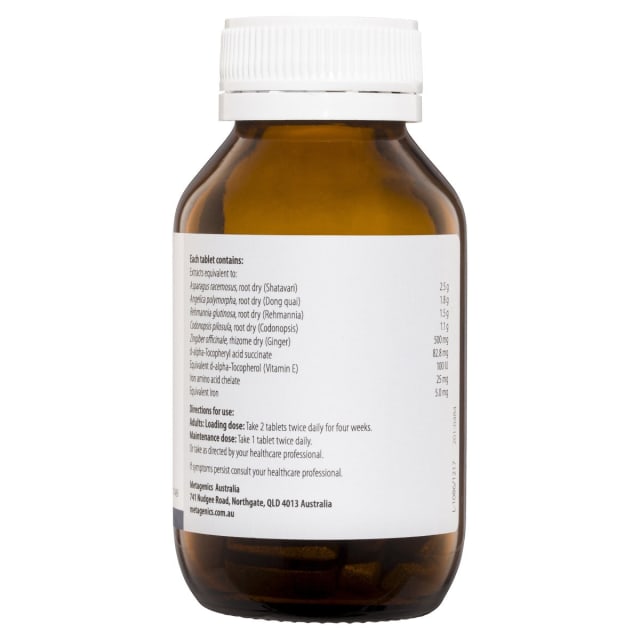 Metagenics Ovarianne 60 Tabs 10% off RRP at HealthMasters Metagenics Ingredients