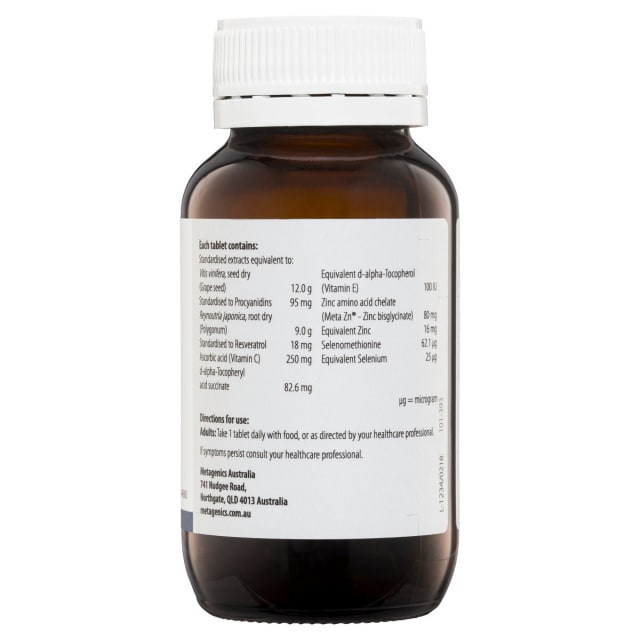Metagenics Oxidant Protection 60 Tabs 10% off RRP | HealthMasters Metagenics Ingredients