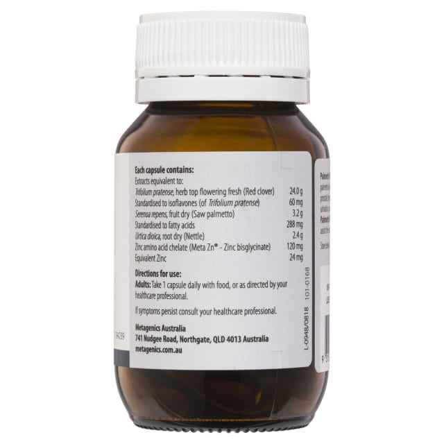 Metagenics Palmetto Plus 30 Caps 10% off RRP | HealthMasters Metagenics Ingredients