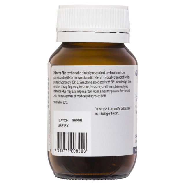Metagenics Palmetto Plus 30 Caps 10% off RRP | HealthMasters Metagenics Information