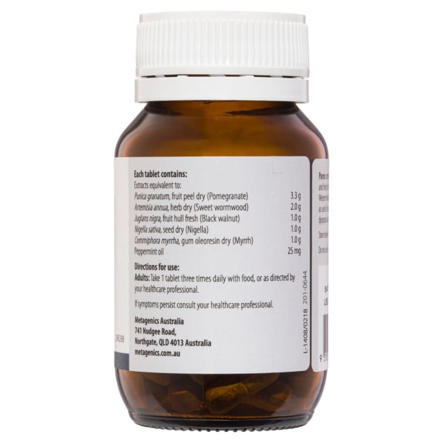 Metagenics Parex 50 Tabs 10% off RRP | HealthMasters Metagenics Ingredients