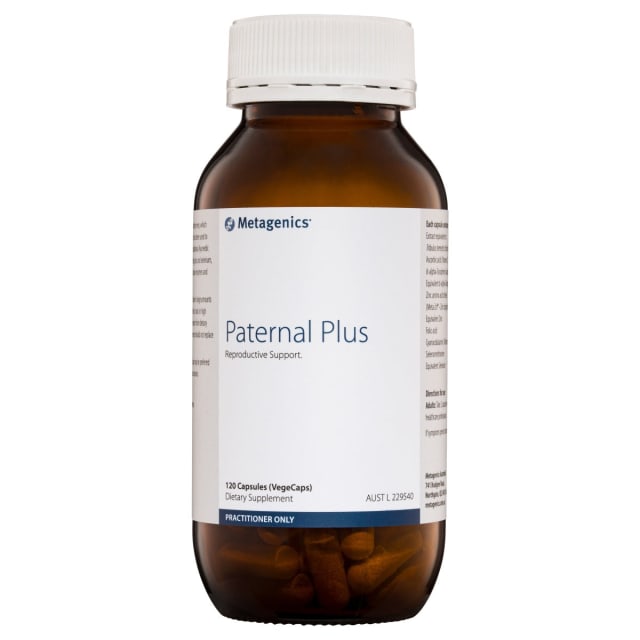 Metagenics Paternal Plus 120 VCaps 10% off RRP | HealthMasters Metagenics