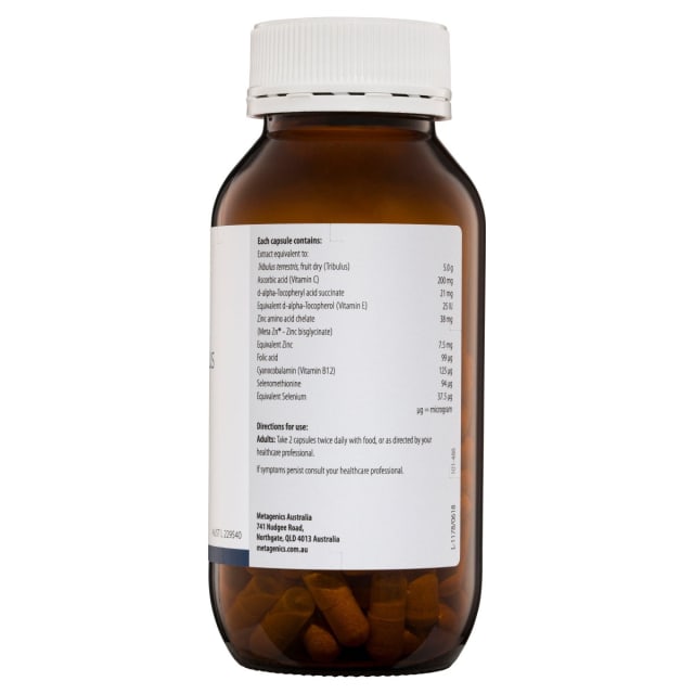 Metagenics Paternal Plus 120 VCaps 10% off RRP | HealthMasters Metagenics Ingredients