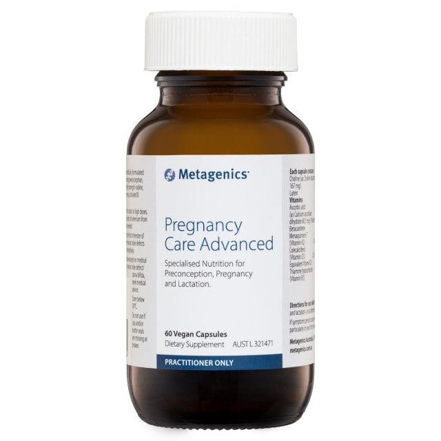 Metagenics Pregnancy Care Advanced 60 Vegan Caps 10% off RRP | HealthMasters Metagenics
