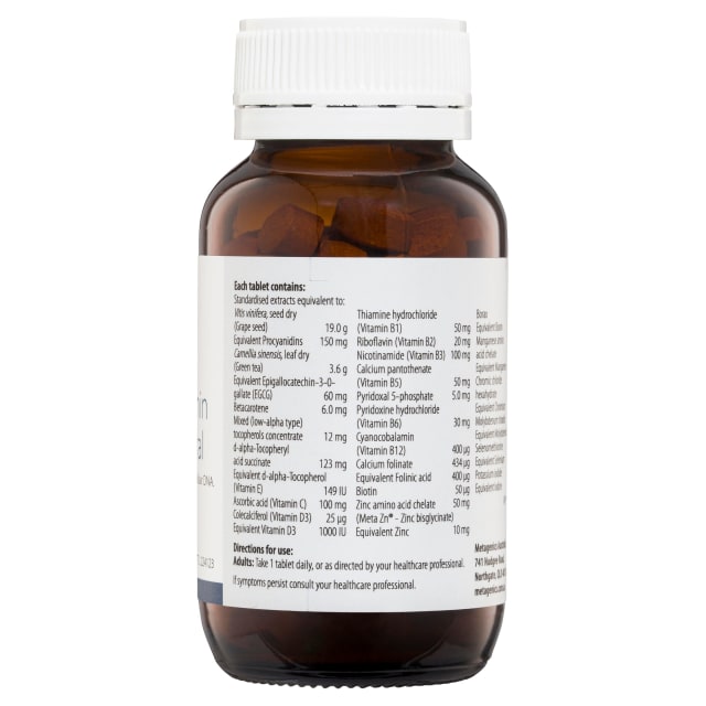 Metagenics Prime Essentials Multivitamin and Mineral 60 Tablets-2