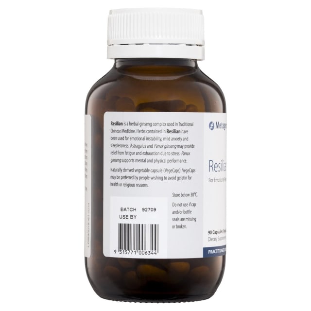 Metagenics Resilian 90 Caps 10% off RRP | HealthMasters Metagenics Information