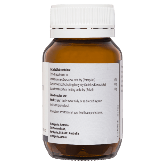 Metagenics Super Mushroom with Astragalus 30 Tablets 10% off RRP at HealthMasters Metagenics Directions