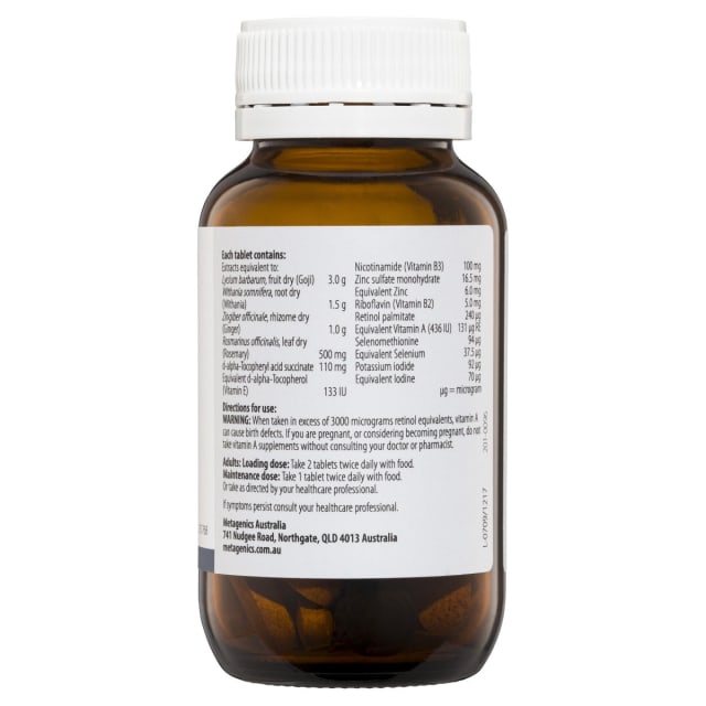 Metagenics Thyrobalance 60 Tablets 10% off RRP | HealthMasters Metagenics Ingredients