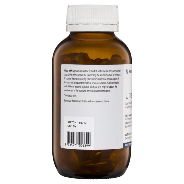 Metagenics Ultra DHA 90 Enteric Coated Caps 10% off RRP | HealthMasters Metagenics Information
