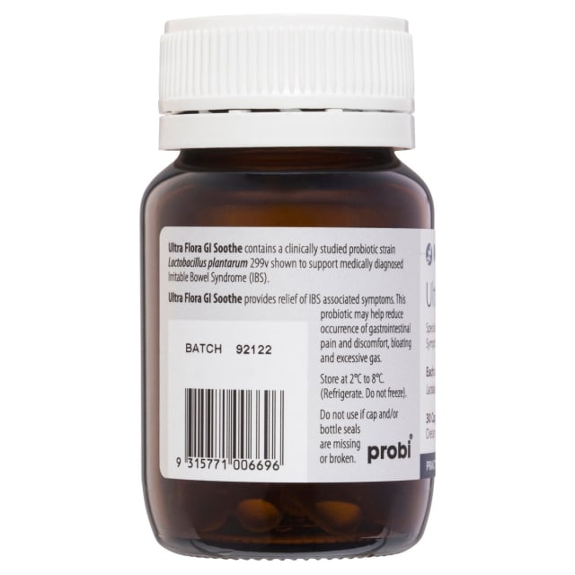 Metagenics Ultra Flora GI Soothe 30 VegeCaps 10% off RRP | HealthMasters Metagenics Information
