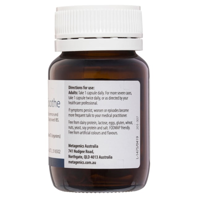 Metagenics Ultra Flora GI Soothe 30 VegeCaps 10% off RRP | HealthMasters Metagenics Directions