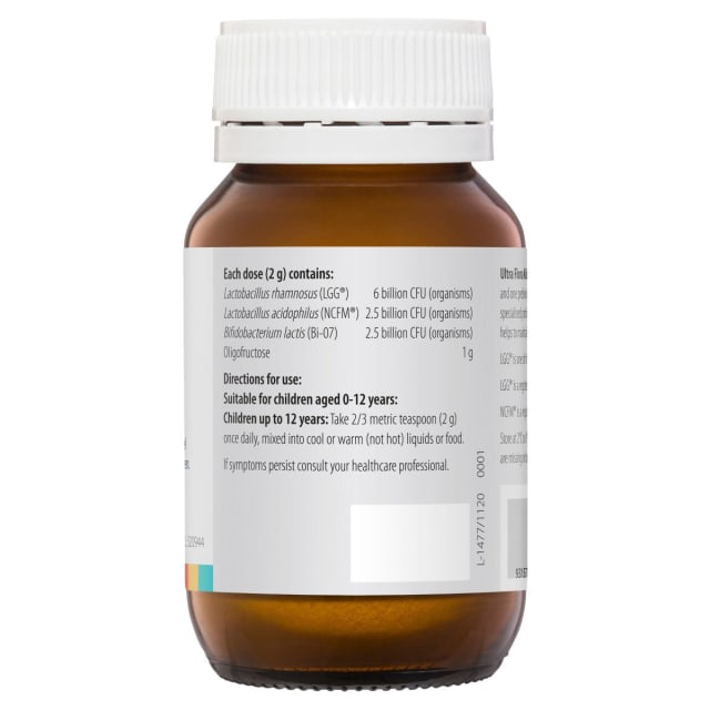 Metagenics Ultra Flora Kids Care 50g 10% off RRP at HealthMasters Metagenics Ingredients