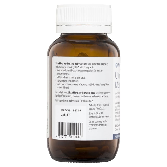 Metagenics Ultra Flora Mother and Baby 60 Caps !0% off RRP | HealthMasters Metagenics Information