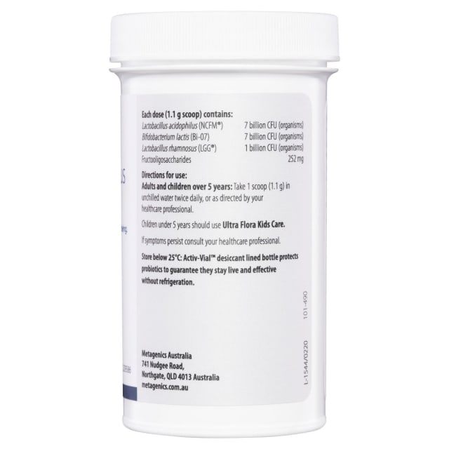 Metagenics Ultra Flora Plus Dairy Free Powder 50 g 10% off RRP | HealthMasters Metagenics Ingredients