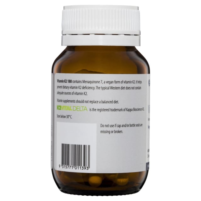 Metagenics Vitamin K2 180 60 caps 10% off RRP at HealthMasters Metagenics Information