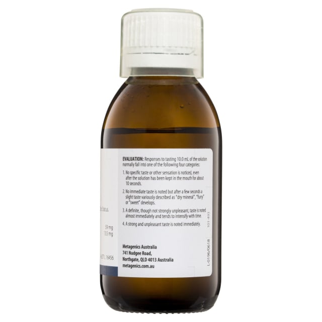 Metagenics Zinc Tally Liquid 100 mL 10% off RRP | HealthMasters Metagenics Instructions