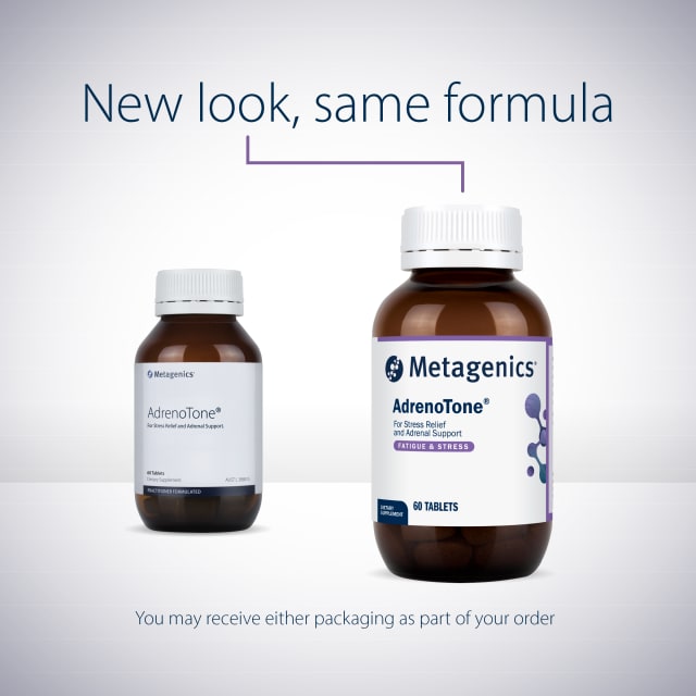 Metagenics Adrenotone 60 tablets at HealthMasters Metagenics New Look