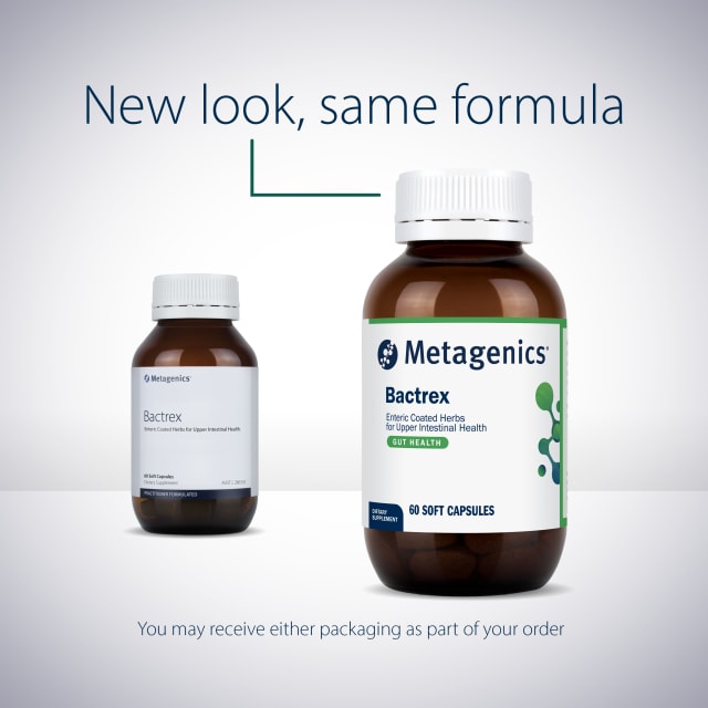 Metagenics Bactrex 60 tablets at HealthMasters Metagenics New Look