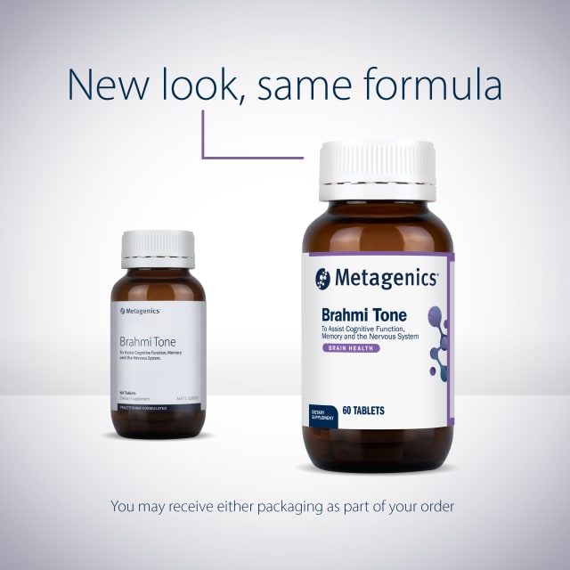 Metagenics Brahmi Tone 60 tablets at HealthMasters Metagenics New Look