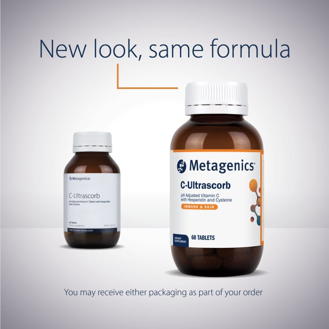 Metagenics C-Ultrascorb 60 Tablets New Look