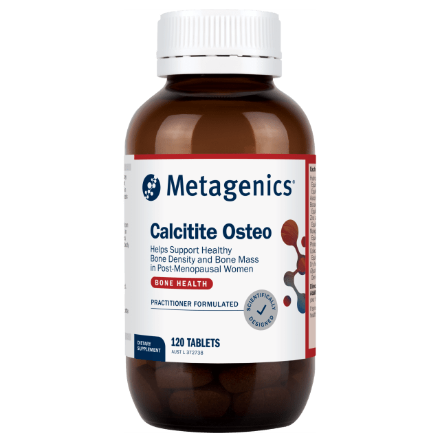 Metagenics Calcitite Osteo 120 tablets 10% off RRP at HealthMasters Metagenics