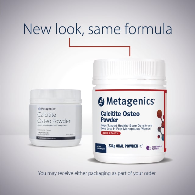 Metagenics Calcitite Osteo Powder 234g 10% off RRP at HealthMasters Metagenics New Look