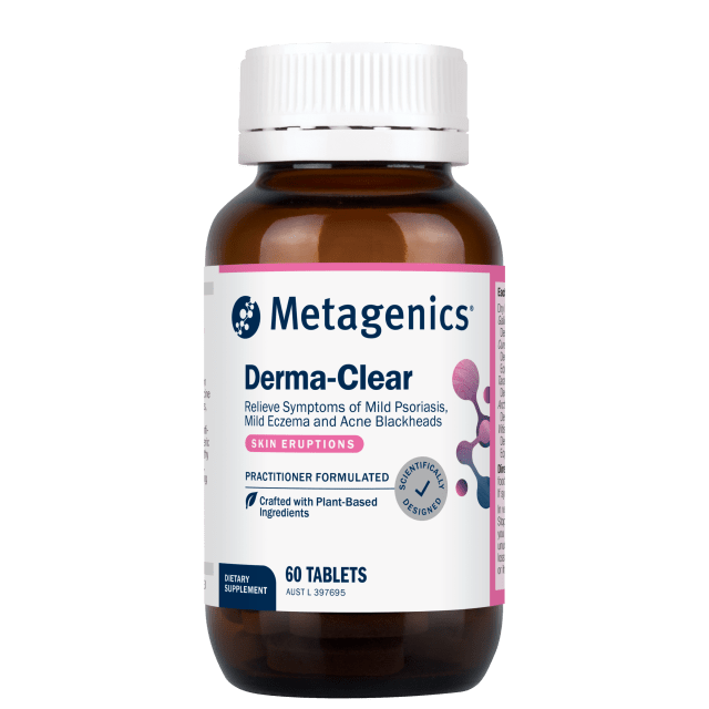 Metagenics Derma-Clear 60 Tablets 10% off RRP at HealthMasters Metagenics