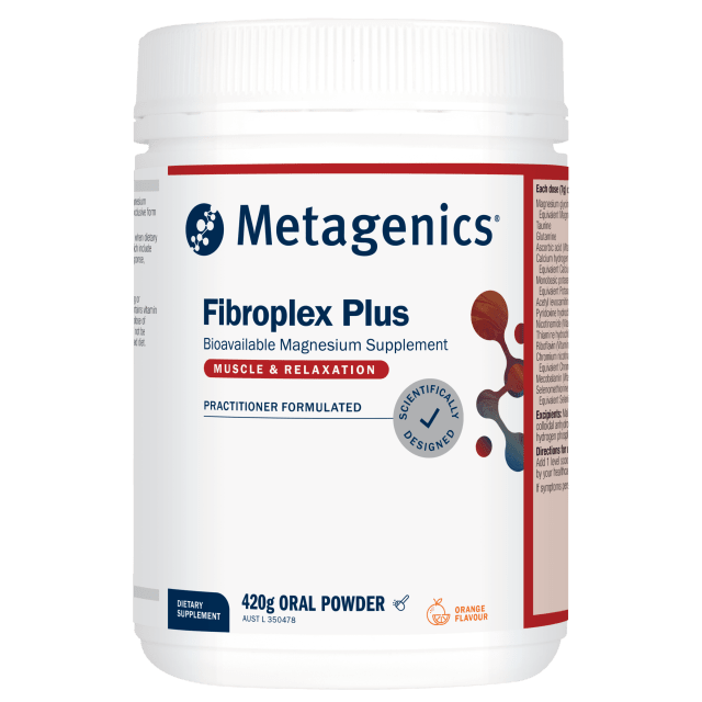 Metagenics Fibroplex Plus Orange 420g Powder 10% off RRP at HealthMasters Metagenics