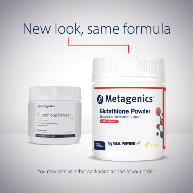 Metagenics Glutathione Pineapple 75g Powder 10% off RRP at HealthMasters Metagenics New Look