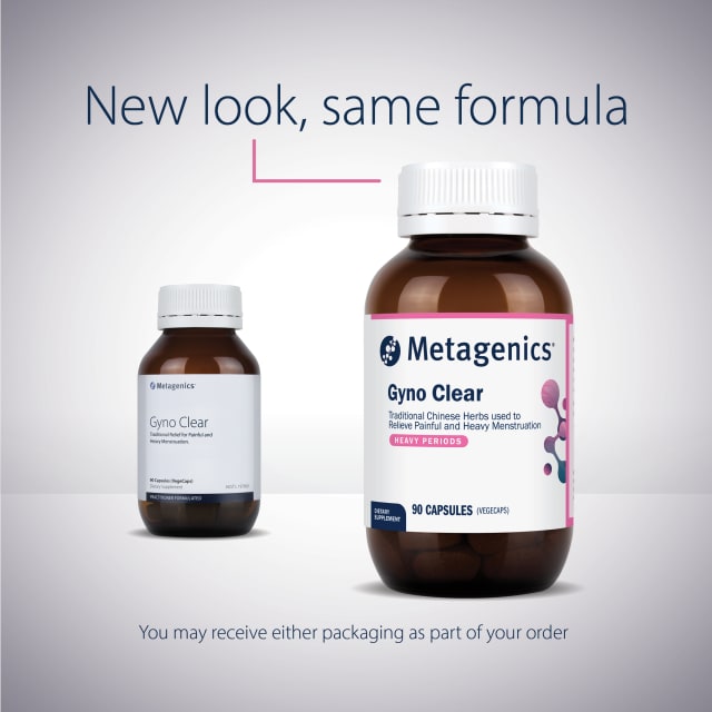 Metagenics Gyno Clear 90 Capsules 10% off RRP at HealthMasters Metagenics New Look