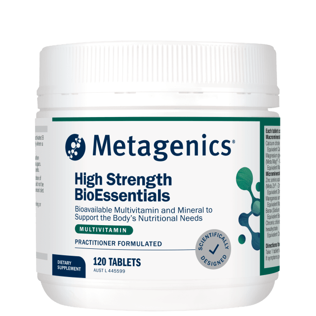 Metagenics High Strength BioEssentials 120 Tablets 10% off RRP at HealthMasters Metagenics
