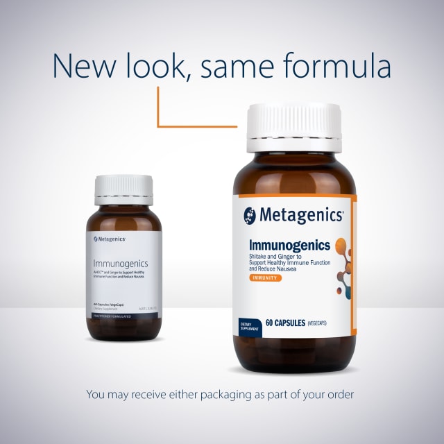 Metagenics Immunogenics 60 Capsules 10% off RRP at HealthMasters Metagenics New Look