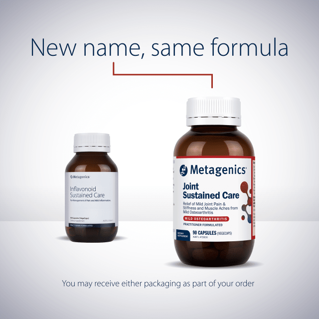 Metagenics Joint Sustained Care 90 Capsules 10% off RRP at HealthMasters Metagenics New Name