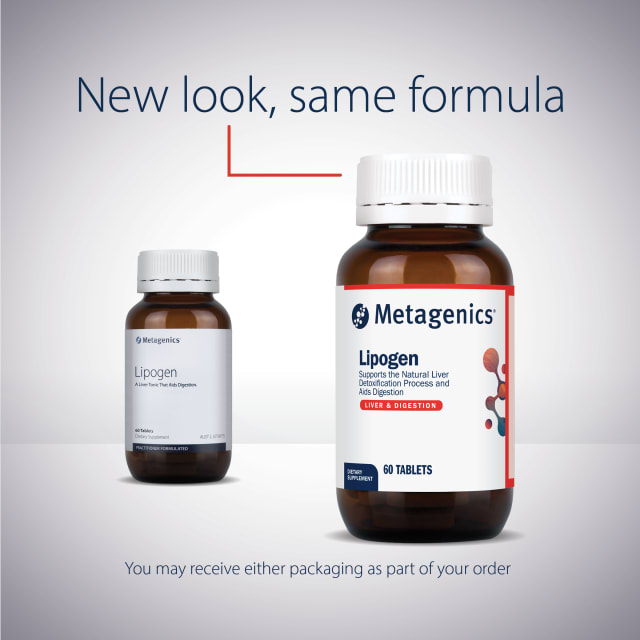 Metagenics Lipogen 60 Tablets 10% off RRP at HealthMasters Metagenics New Look
