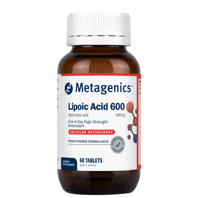 Metagenics Lipoic Acid 600 60 Tablets 10% off RRP at HealthMasters Metagenics