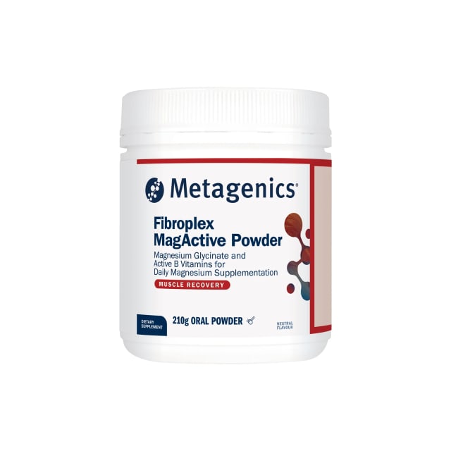 Metagenics MagActive Muscle Neutral 210g powder 10% off RRP at HealthMasters Metagenics Bottle Front