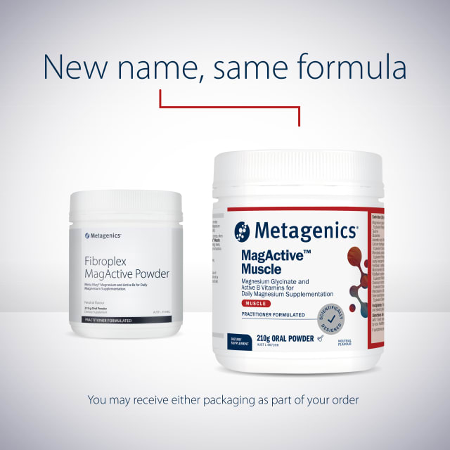 Metagenics MagActive Muscle Neutral 210g powder 10% off RRP at HealthMasters Metagenics New Name