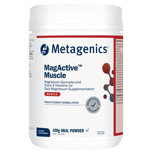 Metagenics MagActive Muscle Neutral 420g powder 10% off RRP at HealthMasters Metagenics
