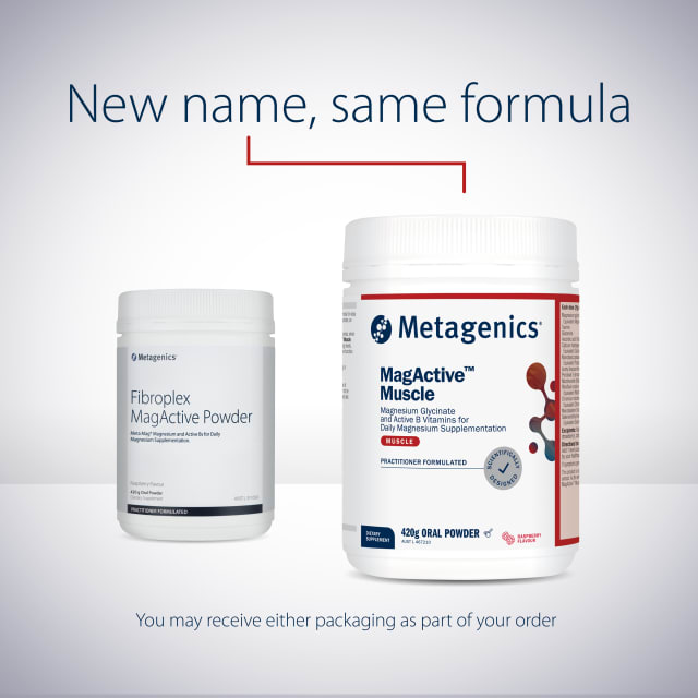 Metagenics MagActive Muscle Raspberry 420g powder 10% off RRP at HealthMasters Metagenics New Name