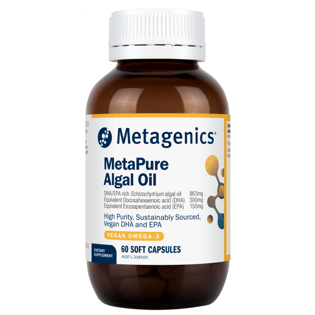 Metagenics MetaPure Algal Oil 60 Capsules 10% off RRP at HealthMasters Metagenics