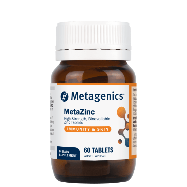 Metagenics MetaZinc 60 Tablets 10% off RRP at HealthMasters Metagenics