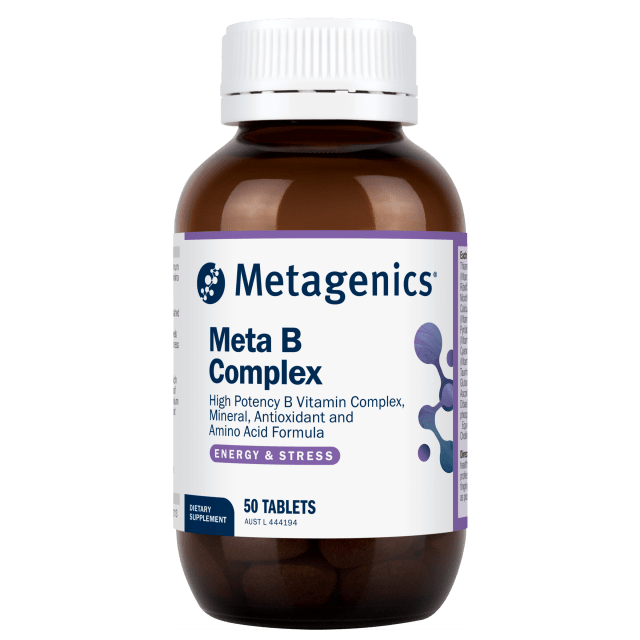 Metagenics Meta B Complex 50 Tablets 10% off RRP at HealthMasters Metagenics