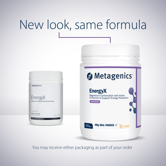 Metagenics Metagenics EnergyX Tropical 400g Powder 10% off RRP at HealthMasters Metagenics New Look