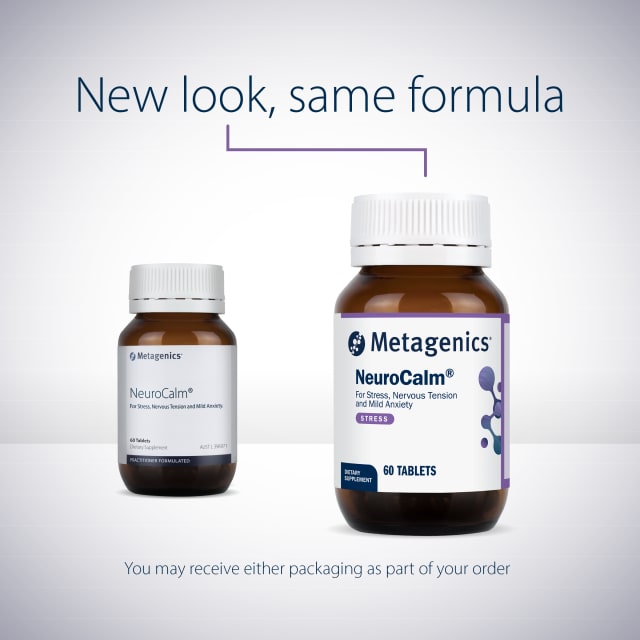 Metagenics NeuroCalm 60 Tablets 10% off RRP at HealthMasters Metagenics New Look