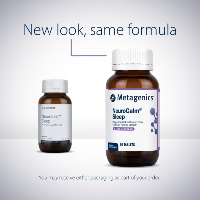 Metagenics NeuroCalm Sleep 60 Tablets 10% off RRP at HealthMasters Metagenics New Look