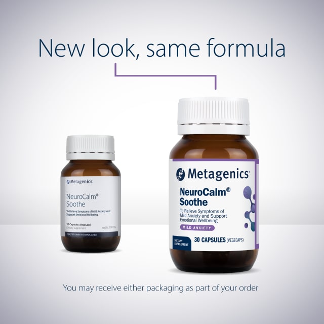 Metagenics NeuroCalm Soothe 30 Capsuless 10% off RRP at HealthMasters Metagenics New