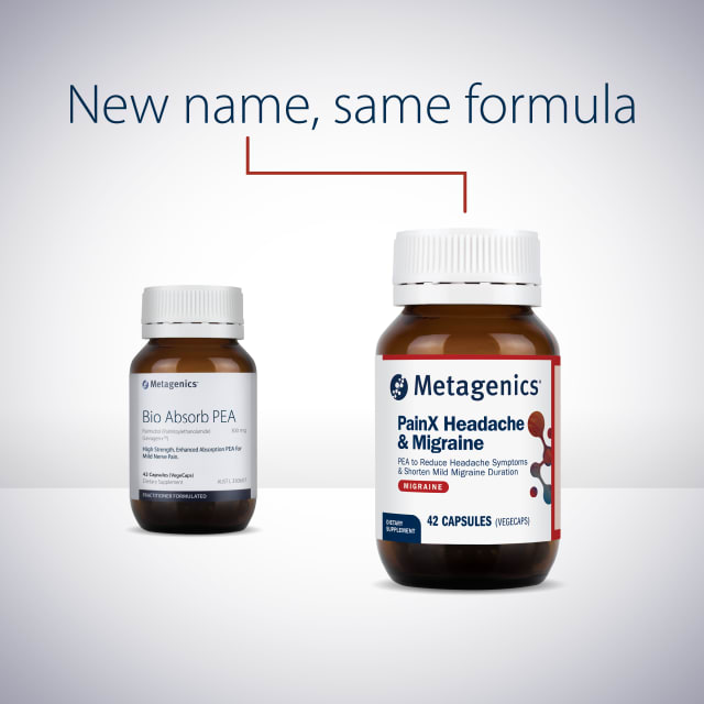 Metagenics PainX Headache & Migraine 42 Capsules 10% off RRP at HealthMasters Metagenics New Look